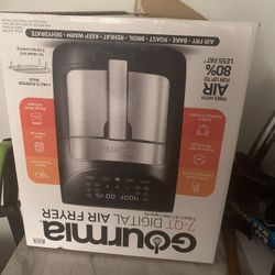 Black The Szie. 7-Q T Digital Air fryer 