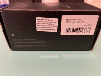 Eclat Sean burns stem 50mm reach