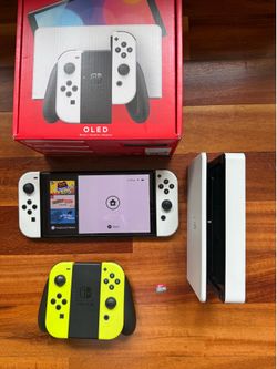 Nintendo Switch OLED bundle + 200gb