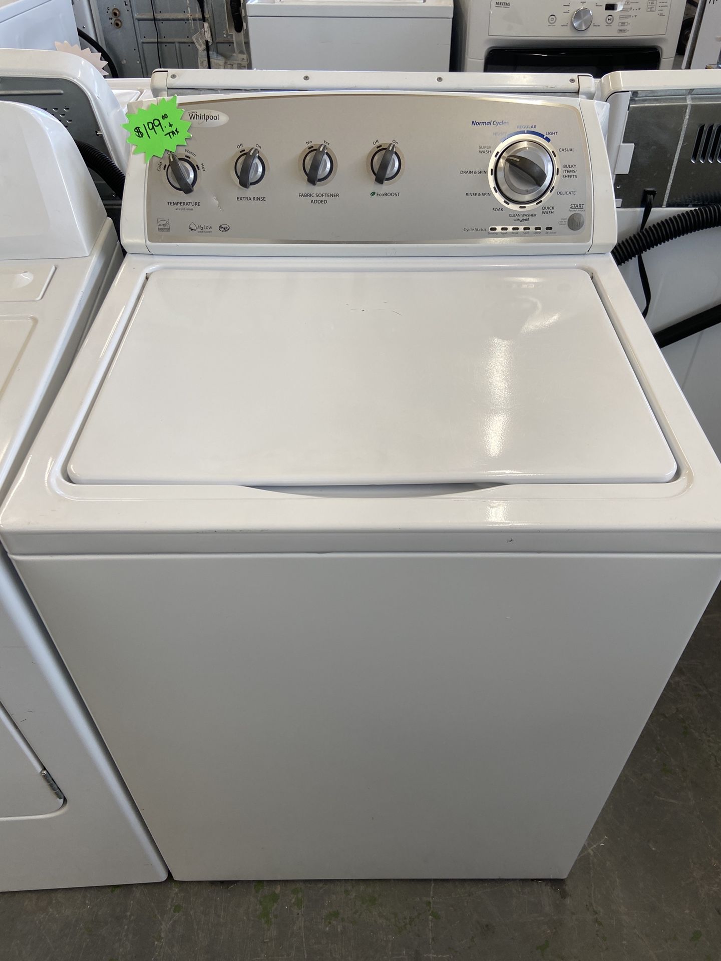 WHIRLPOOL XTRA LARGE CAPACITY WASHER
