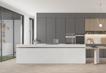 Warehouse Direct SALE Prefab quartz full slab countertop-Lunar Gleam