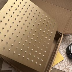 New Nice Big 10 By 10 Inches Shower Head Open Box Was 80.00