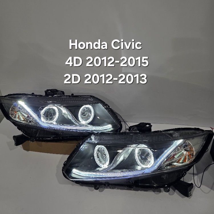 Honda Civic 4D 2012-2015 Headlights