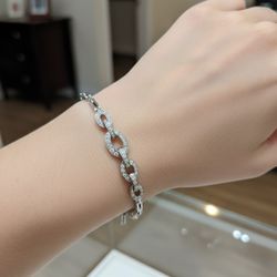 18k gold diamond bracelet 