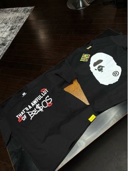 Bape and awful lot of cough syrup shirt