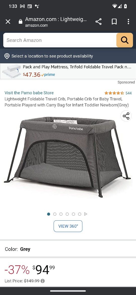 Pamo Babe Travel Crib