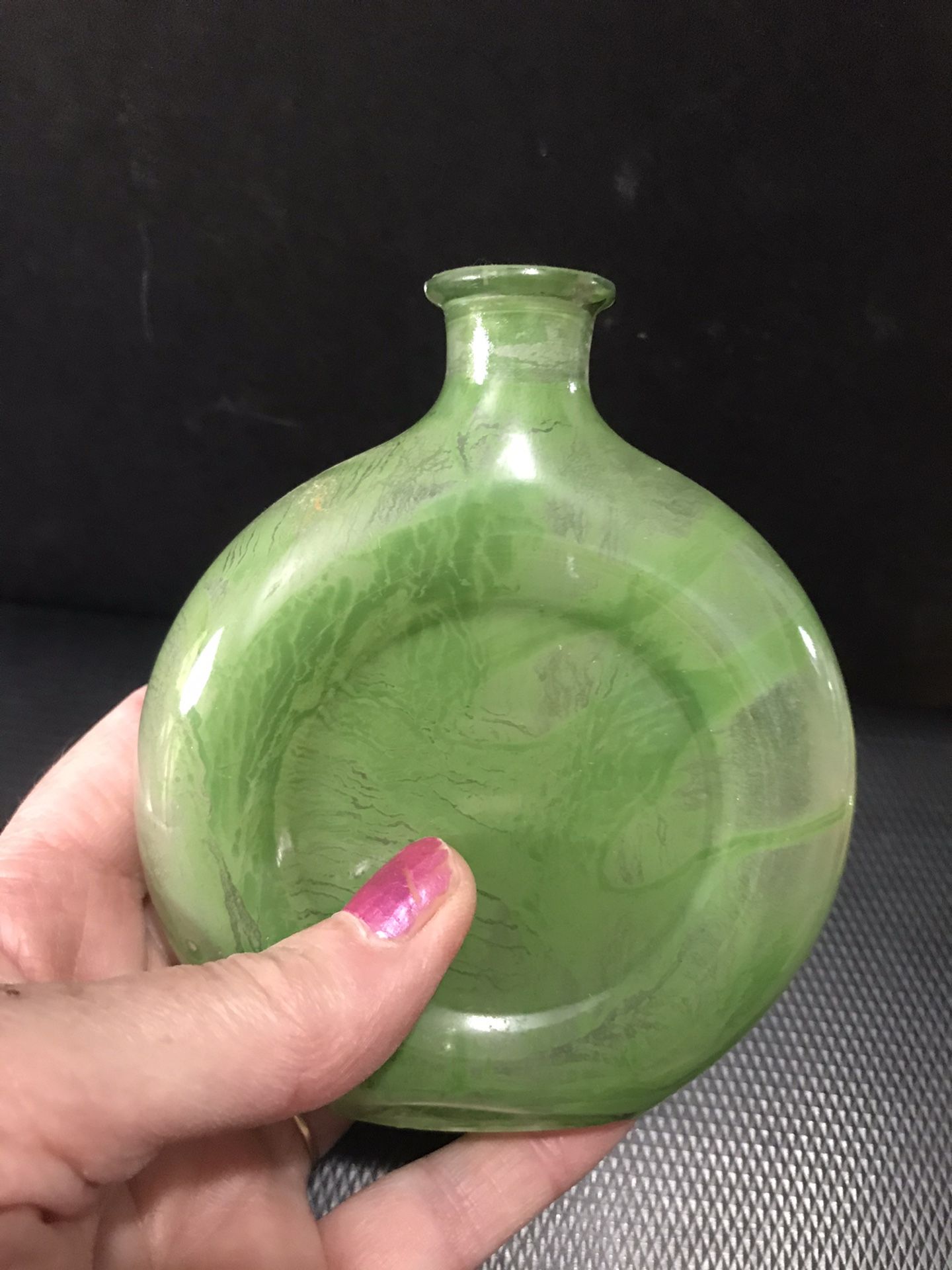 Guerlain green bottle vase France