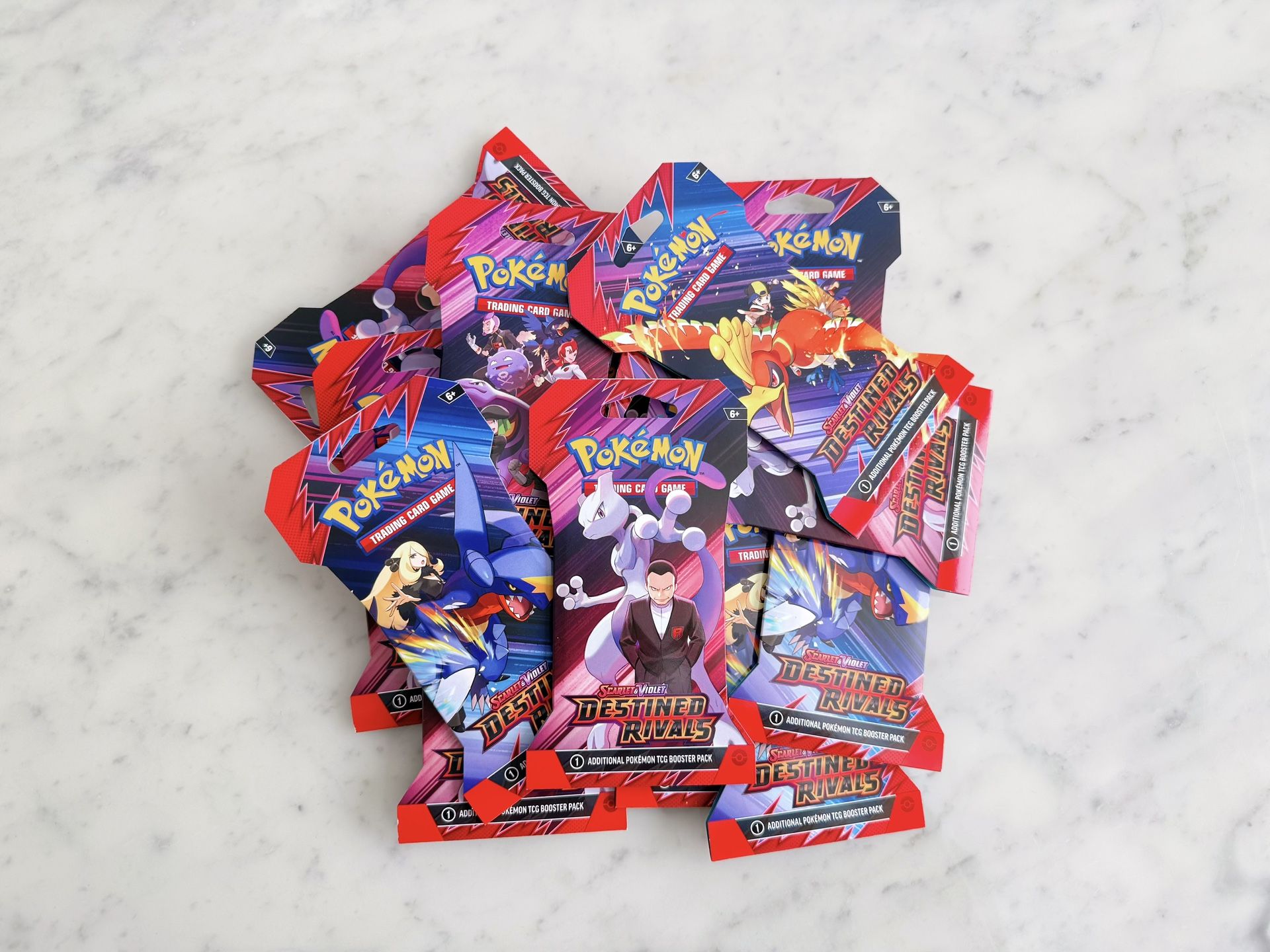 Sealed Pokemon Destined Rivals Booster Packs Sleeves New Sealed Authentic Trading Cards Scarlet & Violet Expansion TCG