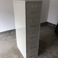 Steelcase 5-drawer File Cabinet 