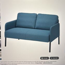 IKEA Loveseat Blue 