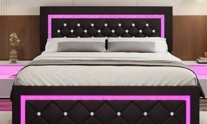 Full size LED bedframe