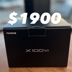 New Fujifilm X100VI Camera Black Or Silver