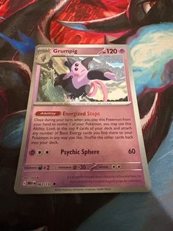 ## 🃏 Pokémon TCG: Grumpig #063/132 (Mega Evolution Set) - Psychic Type