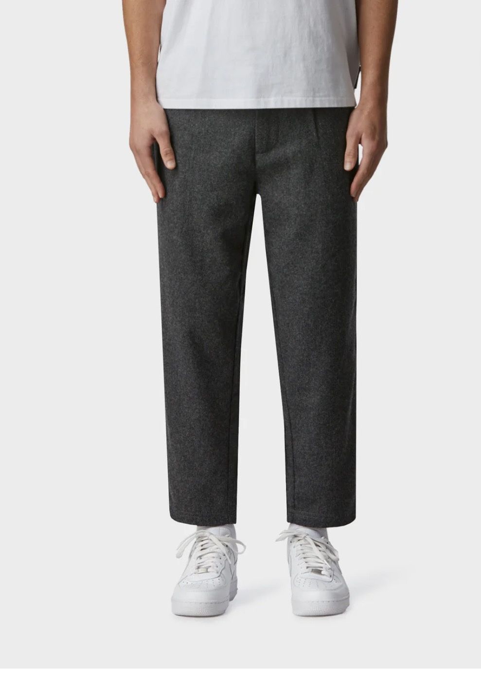 I Love Ugly Charcoal Wool Kobe Slim Pants Size Medium