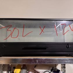 Reptile Tank With Slide Out Draw 