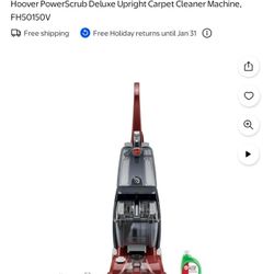 Hoover Carpet Cleaner Used Once Deep Cleans Cagpet