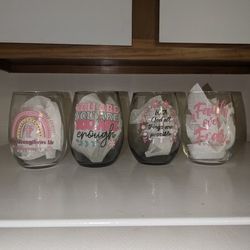 Stemless Wine Glasses 