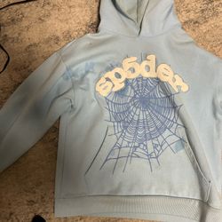 Spider Hoodie Blue Small Men’s