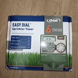 Orbit 6 Station Easy Dial Sprinkler Irritation Timer