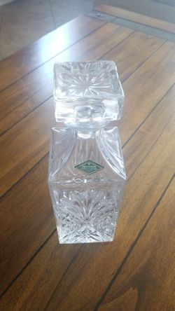 Crystal liquor bottle
