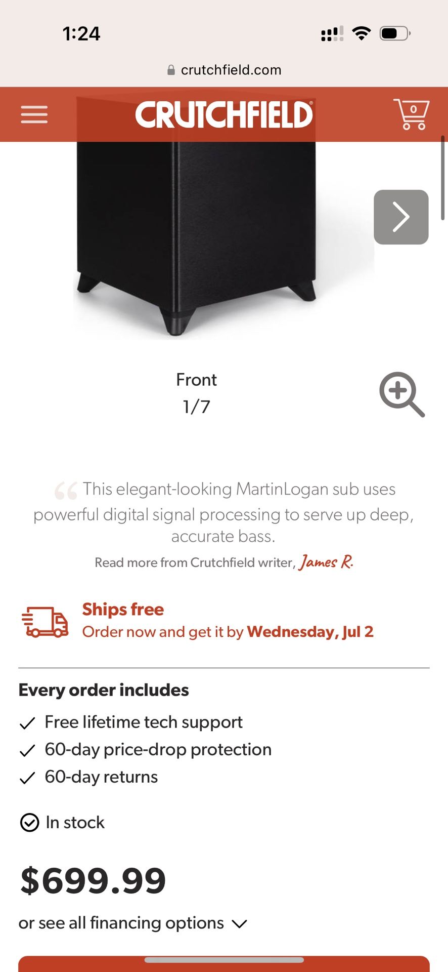 MartinLogan Dynamo Foundation 12