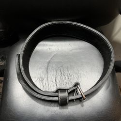 Steel Sweat Weightlifting Belt Black Leather Size XL X-Large