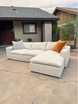 Living Spaces cloud sofa ( delivery available )
