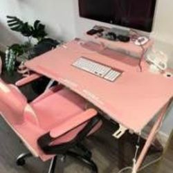 Gaming Desk and Gaming chair