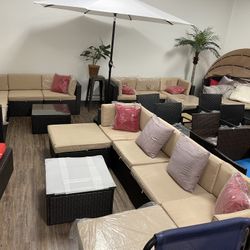 [WAREHOUSE SALE] Many Options Outdoor Patio Wicker Furniture For Sale  $95-$550