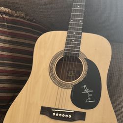 Rogue George Strait signed Tequila Codigo 1530 Acoustic Guitar