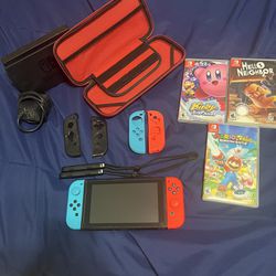 Nintendo Switch with Games 