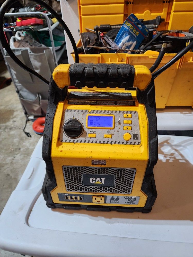 CAT Power Station 1200Battery Jump Starter, Air Compressor Not Work Inverter USB CJ1000DXT