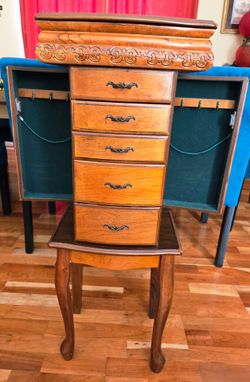 Wood Jewelry Armoire