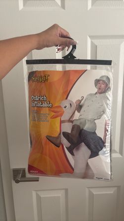 Spirit Halloween ostrich inflatable costume
