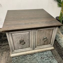 Coffee Table with Cabinet Storage