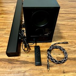 Insignia 2.1 Channel Soundbar with Wireless Subwoofer – Excellent Condition Works Perfectly