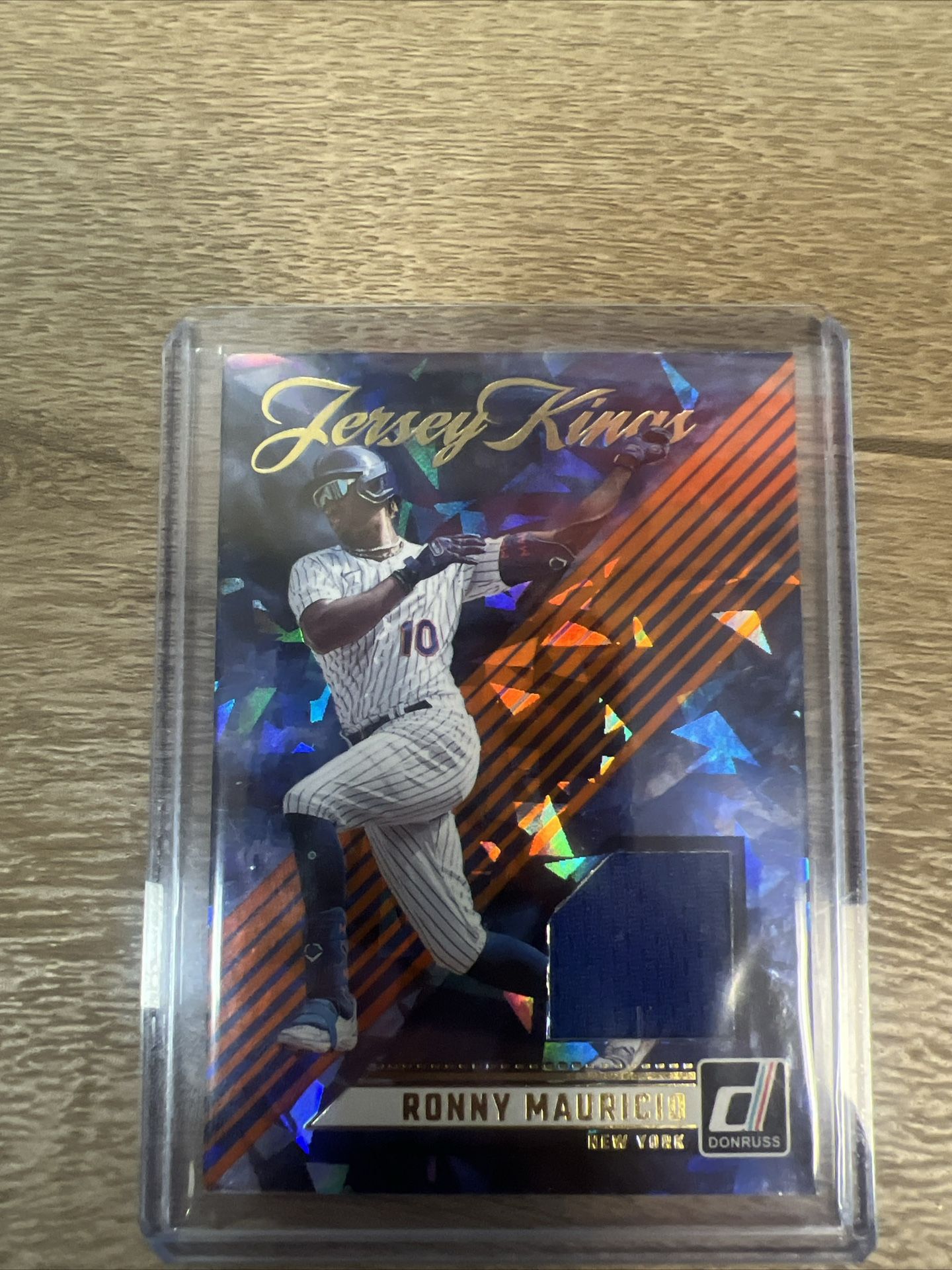 2024 Ronny Mauricio Donruss Jersey Kings Blue Ice Patch