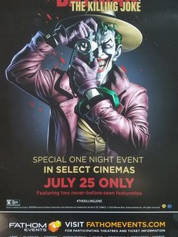 The Killing Joke Movie Fathom Events Poster