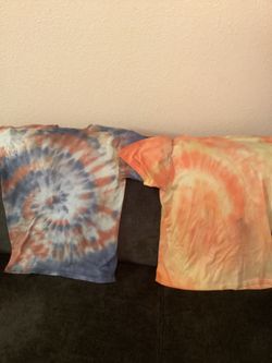 Tie Dye shirts sized Large