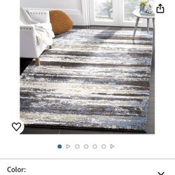 Turkish Retro Collection Accent Rug - 4' x 6', Modern Abstract Design