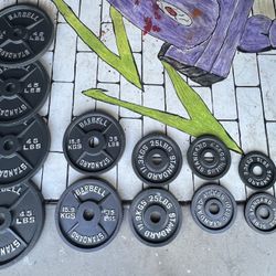 Iron Barbell Plates