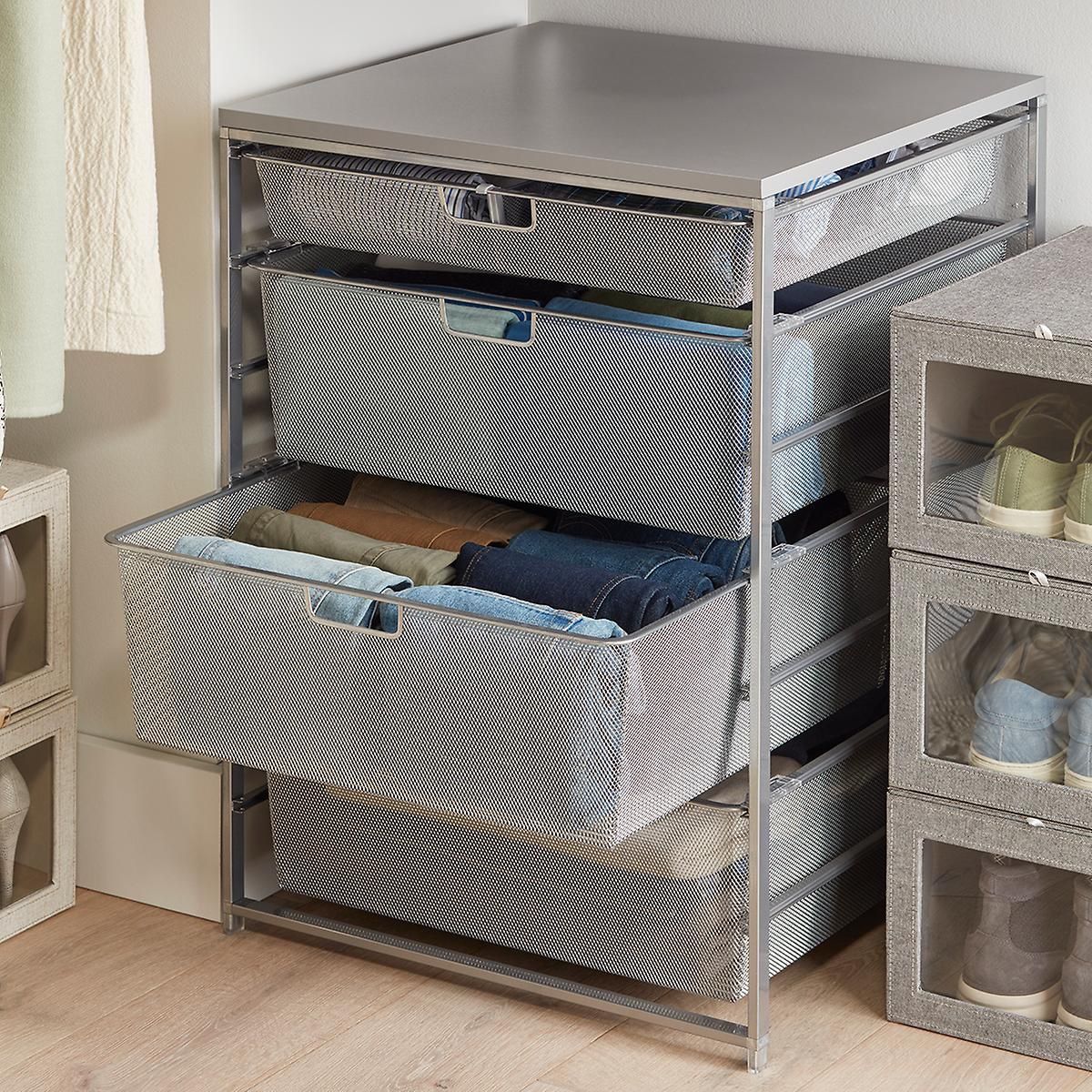 Elfa Platinum Wide Drawer Solution