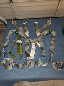 H-harness Airbourne Combat Equipment Harness With Lowering Line