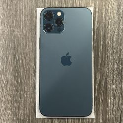 Fully Unlocked and Good Condition Iphone 12 Pro Max 128gb. Battery life is 100% Face ID, camera, speakers all works great.