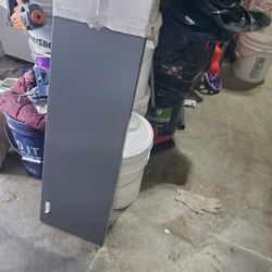 Gray ikea shelfs, 48"