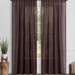 Brown Curtains