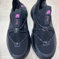 CFFHS Women’s Black Lightweight Work Walking Shoes