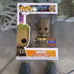 Funko Pop Guardians Of Galaxy Groot Convention Exclusive 