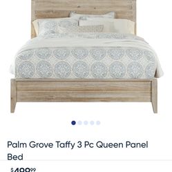 Wooden Queen Bed frame 