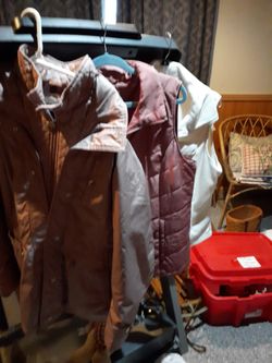 Womans Coat & 2 Vests